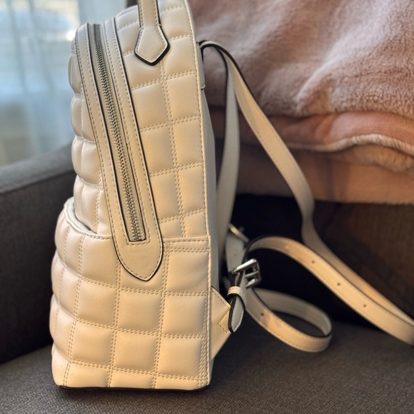 Michael Kors Sheila Optic White Quilted Backpack main image 4